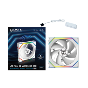 FAN 120MM LIAN LI UNI FAN SL WIRELESS, ARGB, WHITE - 12SL1W1W - Imagem 3