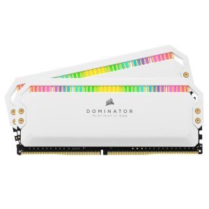 KIT MEMÓRIA 16GB DDR4 (2 X 8GB) 4000MHZ CORSAIR DOMINATOR PLATINUM, RGB, WHITE - CMT16GX4M2K4000C19W - Imagem 3
