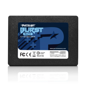 SSD 480GB PATRIOT BURST ELITE, 2.5', SATA III 6GB/S, LEIT 450MB/S, GRAV 320MB/S - PBE480GS25SSDR