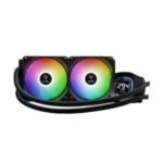 WATER COOLER 240MM GAMDIAS AURA GL 240 DIGITAL, ARGB, BLACK - AURA GL 240 DIGITAL - Imagem 2