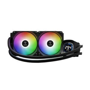 WATER COOLER 240MM GAMDIAS AURA GL 240 DIGITAL, ARGB, BLACK - AURA GL 240 DIGITAL - Imagem 4