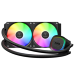 WATER COOLER 240MM GAMDIAS AURA GL 240 V2, RGB, BLACK - AURA GL 240 V2 - Imagem 3