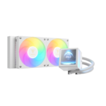 WATER COOLER 240MM GAMDIAS CHIONE P5-240, ARGB, DISPLAY LCD, WHITE - CHIONE P5-240 WH - Imagem 3
