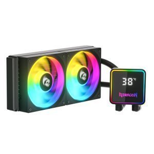 WATER COOLER 240MM REDRAGON CCW-1021, ARGB, DISPLAY, BLACK - CCW-1021 - Imagem 3