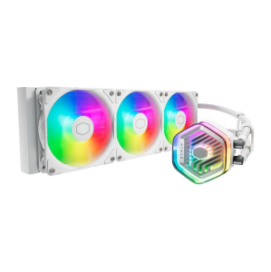 WATER COOLER 360MM COOLER MASTER MASTERLIQUID 360 ATMOS, RGB, WHITE - MLX-D36M-A25PZ-RW - Imagem 4