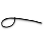 Cinta Abraçadeira de Nylon Storm Pacote c/ 100 un. 2.5x150mm Preta - ABCD0008