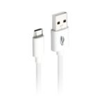 Cabo C3Tech Micro USB para USB-A 2.0 2m Branco - CB-M20WH