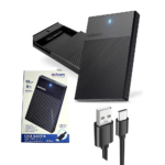 Case Externo C3Tech HD/SSD 2.5" USB Tipo C 3.0 Sata Preto - CH-C300BK