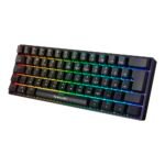 Teclado Mecânico Redragon Gamer Fizz RGB Preto Switch Brown - K617-RGB-B (PT-BROWN)