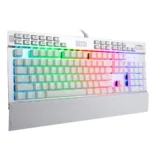 Teclado Mecânico Redragon Gamer Kumara Branco Single Color Switch Red - K552W-2 (PT-RED)