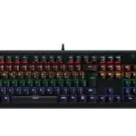 Teclado Mecânico Redragon Gamer Fizz RGB Switch Brown RGB Laranja Preto e Cinza - K617RGB-OG BK GY
