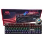 Teclado Mecânico Gamer Kalkan Loki Rainbow Switch Kalkan YH Brown Preto - KLK00013