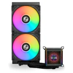 WATER COOLER 280MM LIAN LI GALAHAD II LCD 280, RGB, DISPLAY LCD, BLACK - GA2ALCD28B BLACK