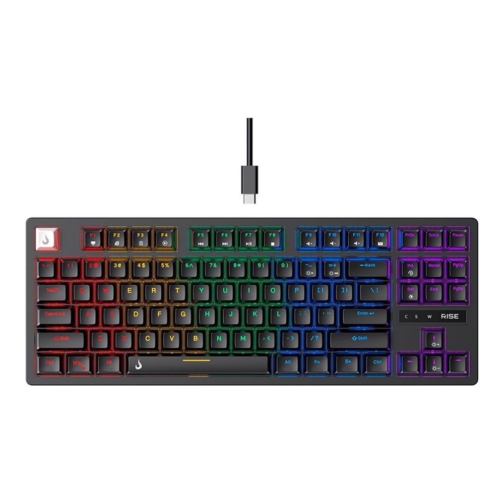 teclado-mecanico-gamer-rise-mode-gm2-pro-black-rgb-switch-outemu-blue-rm-tcm-gm2-bblue_1735907462_original.jpg Teclado Fortrek Gamer Holt Rainbow - 70550 - Imagem 1
