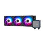 WATER COOLER 360MM HAYOM FC1016/1316, RGB, BLACK - FC1016/ FC1316