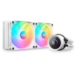 WATER COOLER 240MM NZXT KRAKEN 240 RGB, DISPLAY LCD, WHITE - RL-KR240-W1